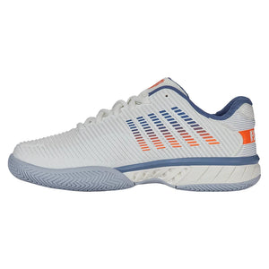 Men`s Hypercourt Express 2 Wide Tennis Shoes Lucent White and Infinity Footwear K-Swiss