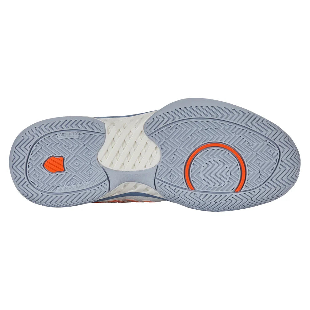 Men`s Hypercourt Express 2 Wide Tennis Shoes Lucent White and Infinity Footwear K-Swiss