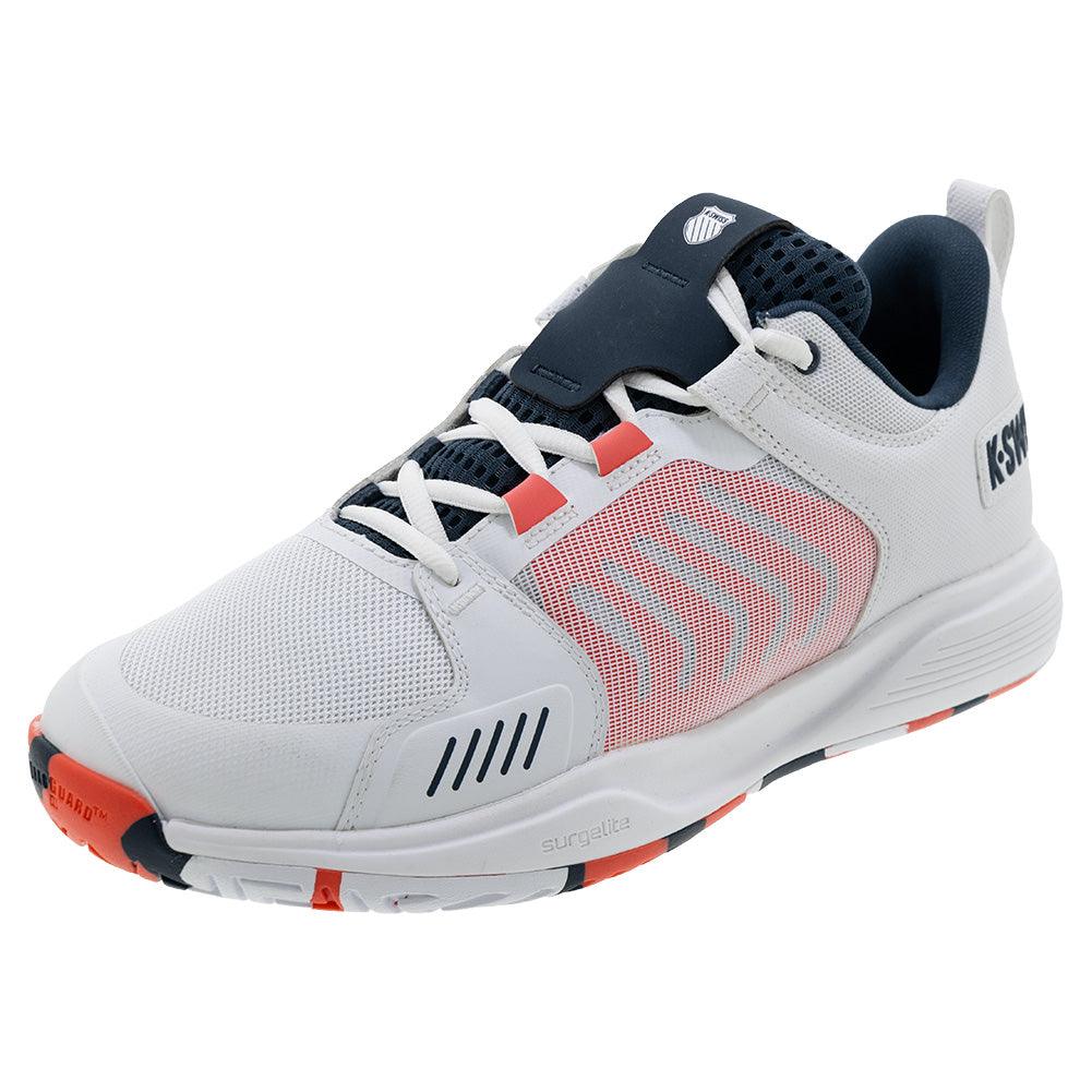 Men`s Ultrashot Team Tennis Shoes White and Stargazer Footwear K-Swiss