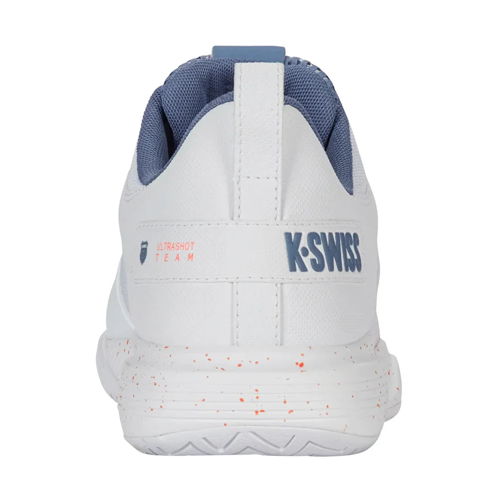 Men`s Ultrashot Team Tennis Shoes White and Infinity Footwear K-Swiss