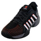 Men's Pickleball Supreme Shoes Jet Black and Steel Gray Footwear K-Swiss