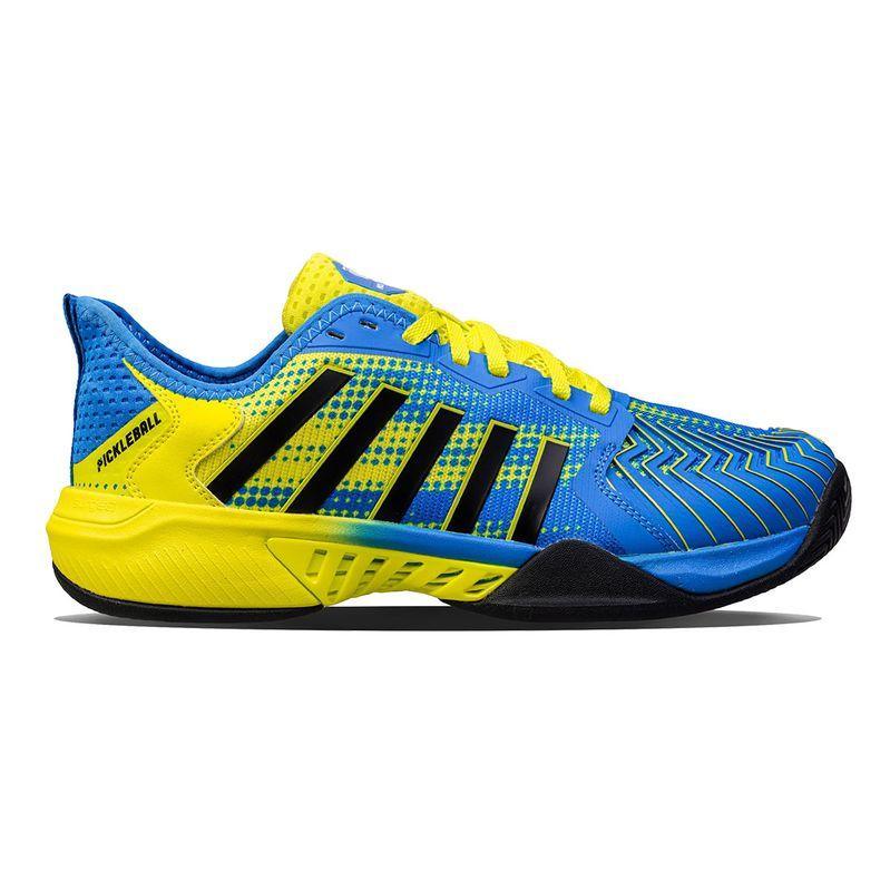 Men's Pickleball Supreme Shoes Brilliant Blue and Optic Yellow Footwear K-Swiss