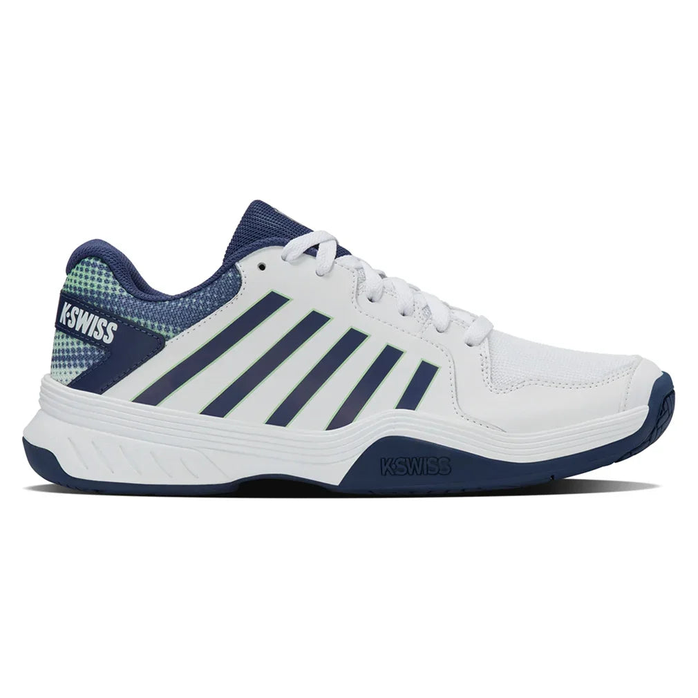 Men`s Court Express Pickleball Shoes White and Oceana Footwear K-Swiss