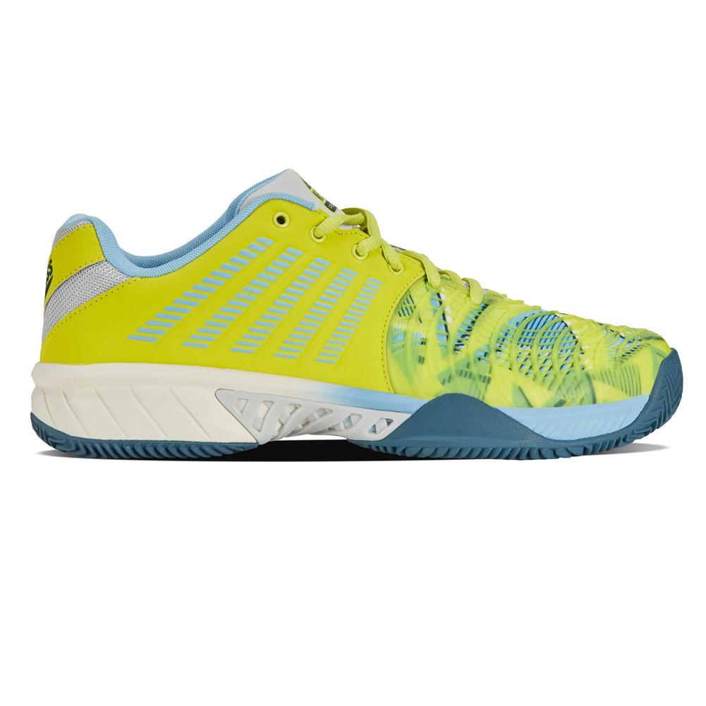Men's Express Light 3 Padel Shoes Evening Primrose and Airy Blue Footwear K-Swiss