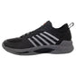 Men's Hypercourt Supreme 2 Tennis Shoes Black and Steel Gray Footwear K-Swiss