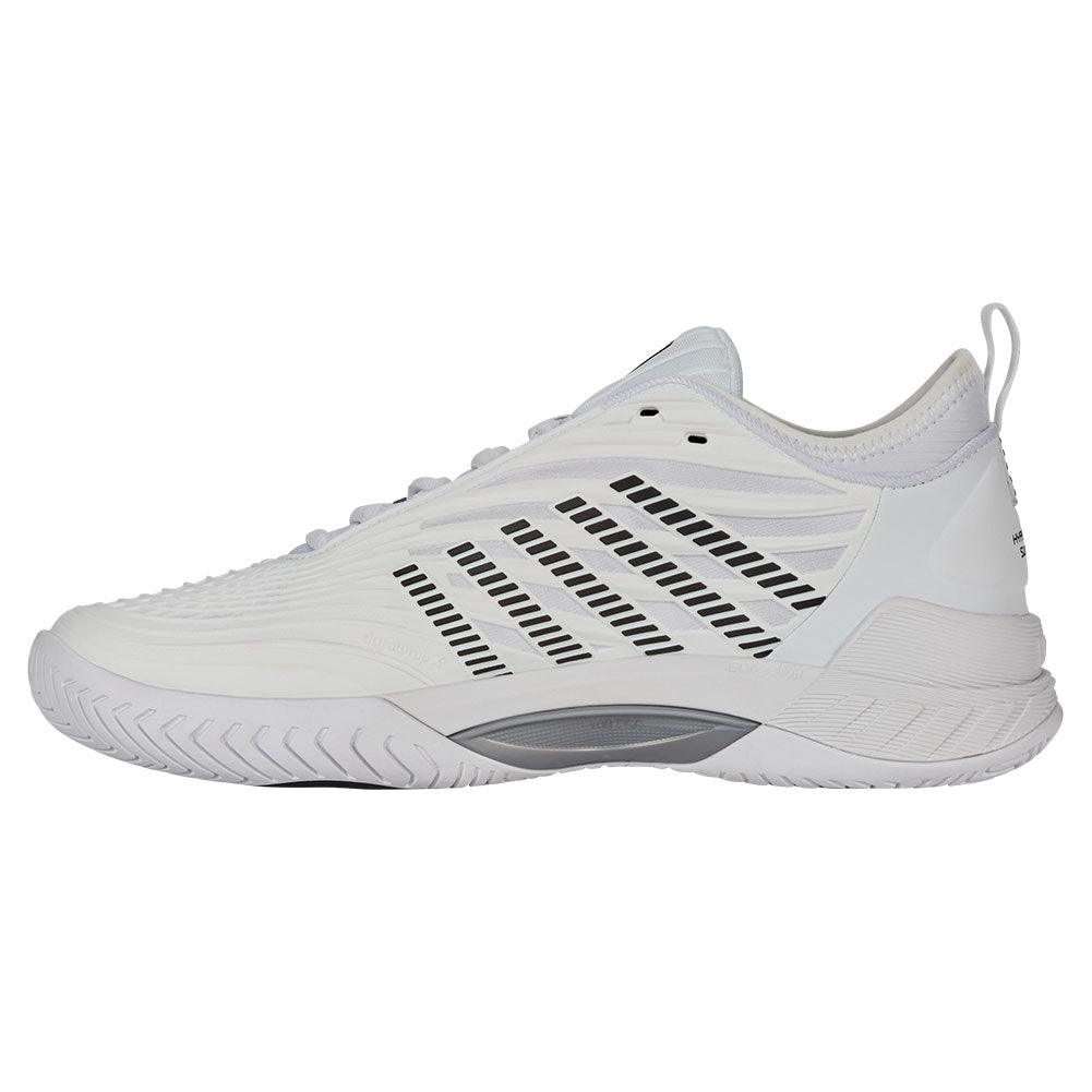 Men`s Hypercourt Supreme 2 Tennis Shoes White and Black Footwear K-Swiss
