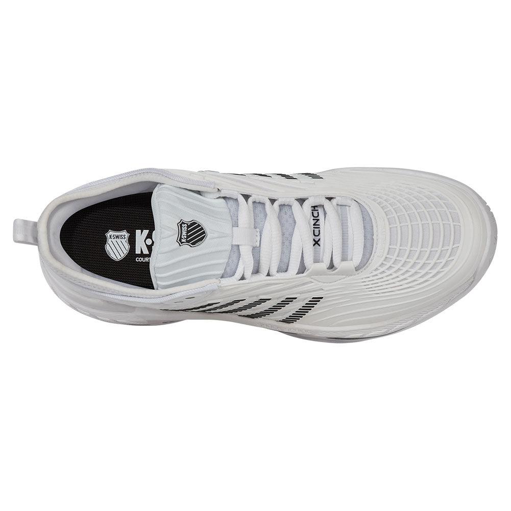 Men`s Hypercourt Supreme 2 Tennis Shoes White and Black Footwear K-Swiss