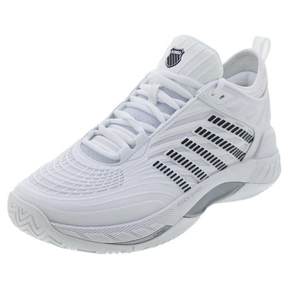 Men`s Hypercourt Supreme 2 Tennis Shoes White and Black Footwear K-Swiss