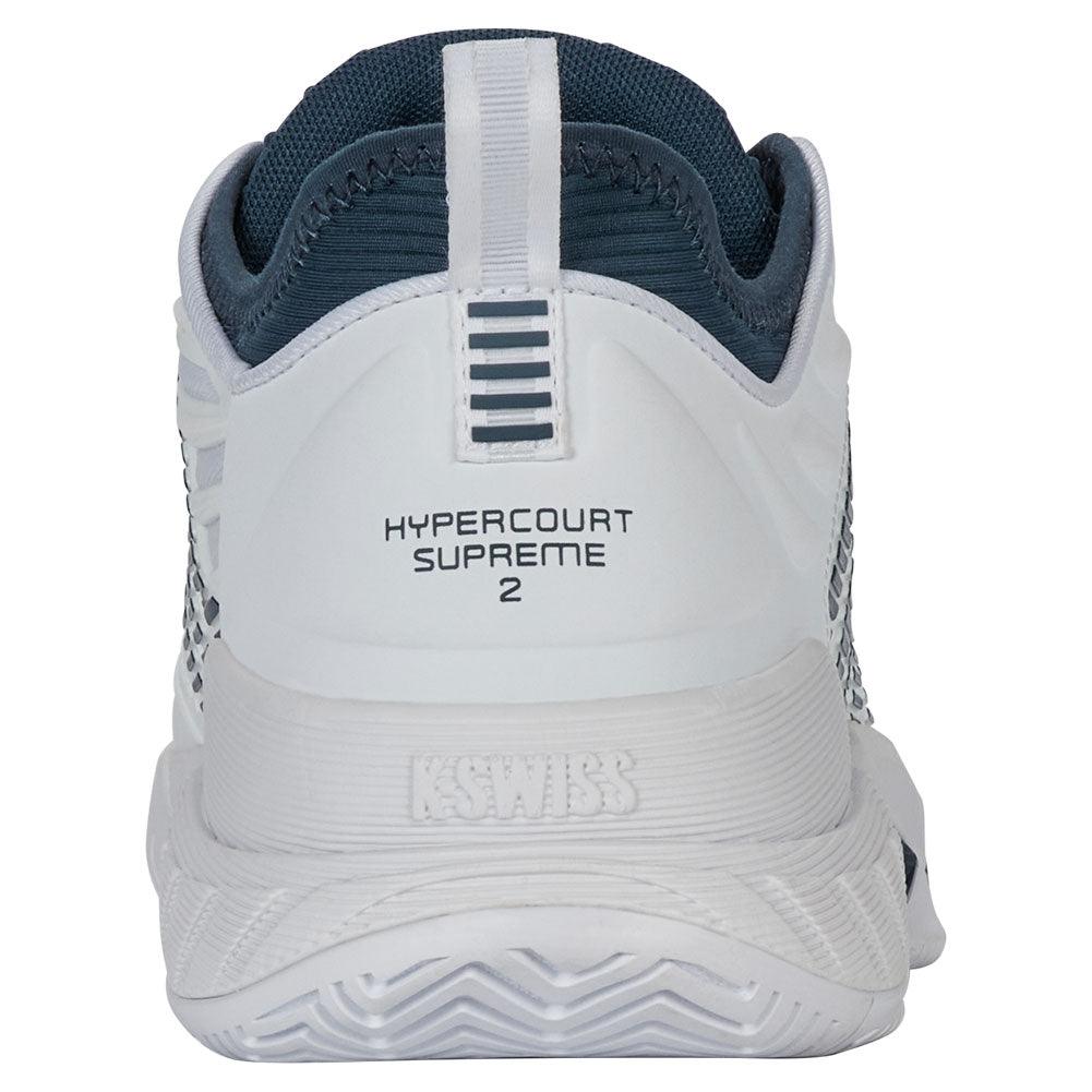 Men`s Hypercourt Supreme 2 Tennis Shoes White and Stargazer Footwear K-Swiss