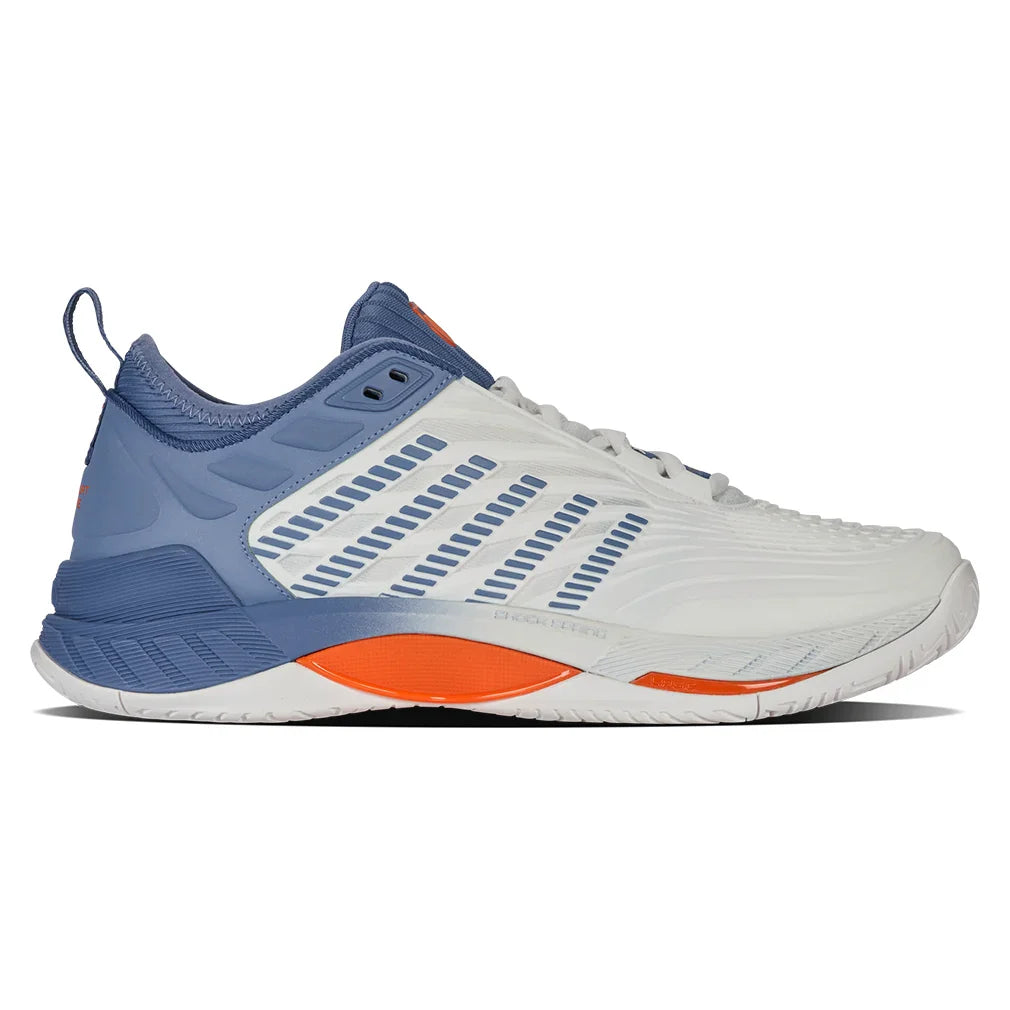 Men`s Hypercourt Supreme 2 Tennis Shoes Lucent White and Infinity Footwear K-Swiss