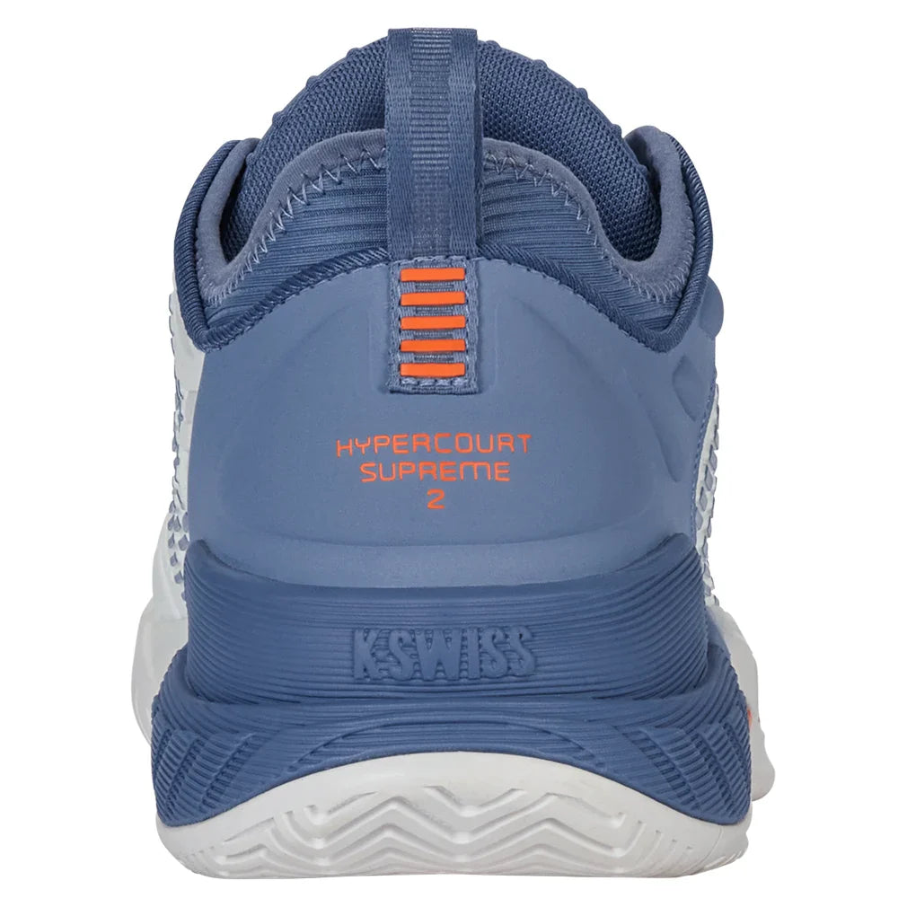 Men`s Hypercourt Supreme 2 Tennis Shoes Lucent White and Infinity Footwear K-Swiss