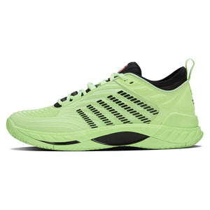 Men`s Hypercourt Supreme 2 Tennis Shoes Soft Neon Green and Black Footwear K-Swiss
