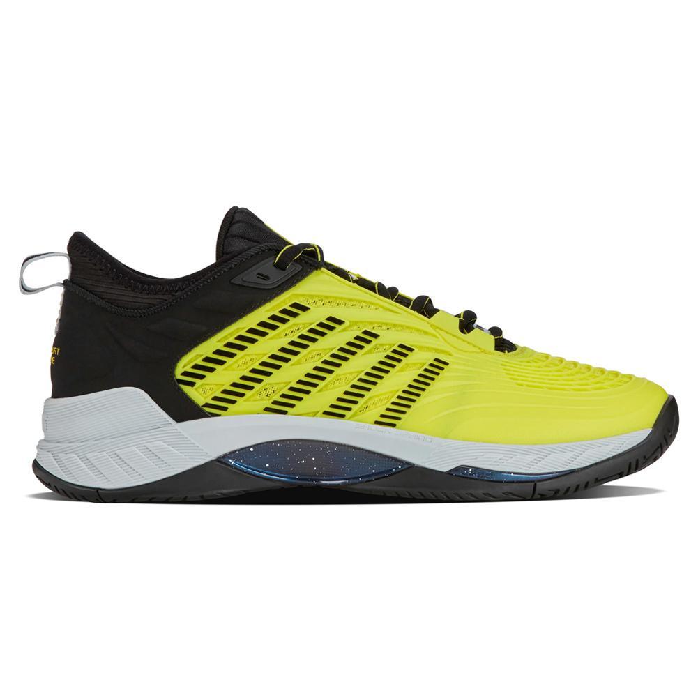 Men`s Hypercourt Supreme 2 Tennis Shoes Yellow and Black Footwear K-Swiss