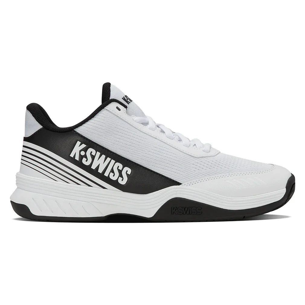 Men`s SpeedEx 2 Tennis Shoes White and Black Footwear K-Swiss