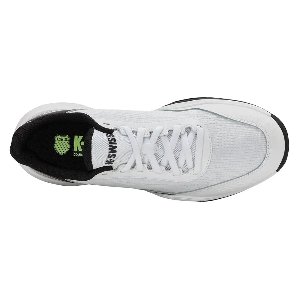 Men`s SpeedEx 2 Tennis Shoes White and Black Footwear K-Swiss