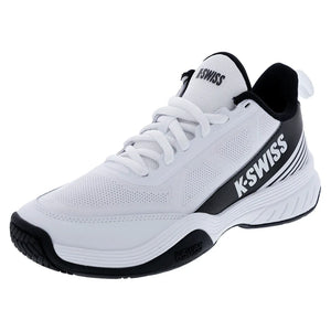 Men`s SpeedEx 2 Tennis Shoes White and Black Footwear K-Swiss