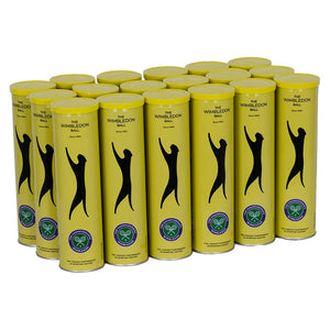 Slazenger Wimbledon 4 Tennis Ball 18 Can Case Balls Dunlop