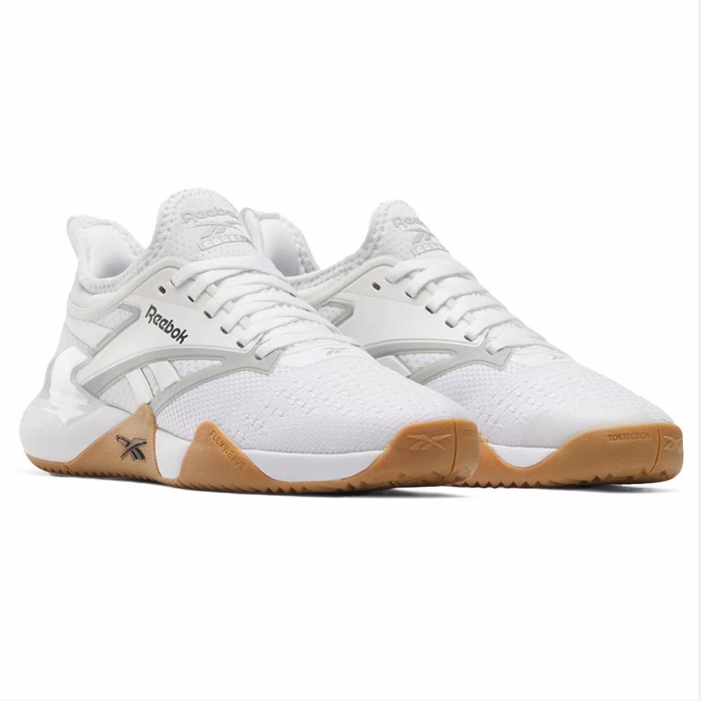 Women`s Nano Court Shoes White and Black Footwear Reebok