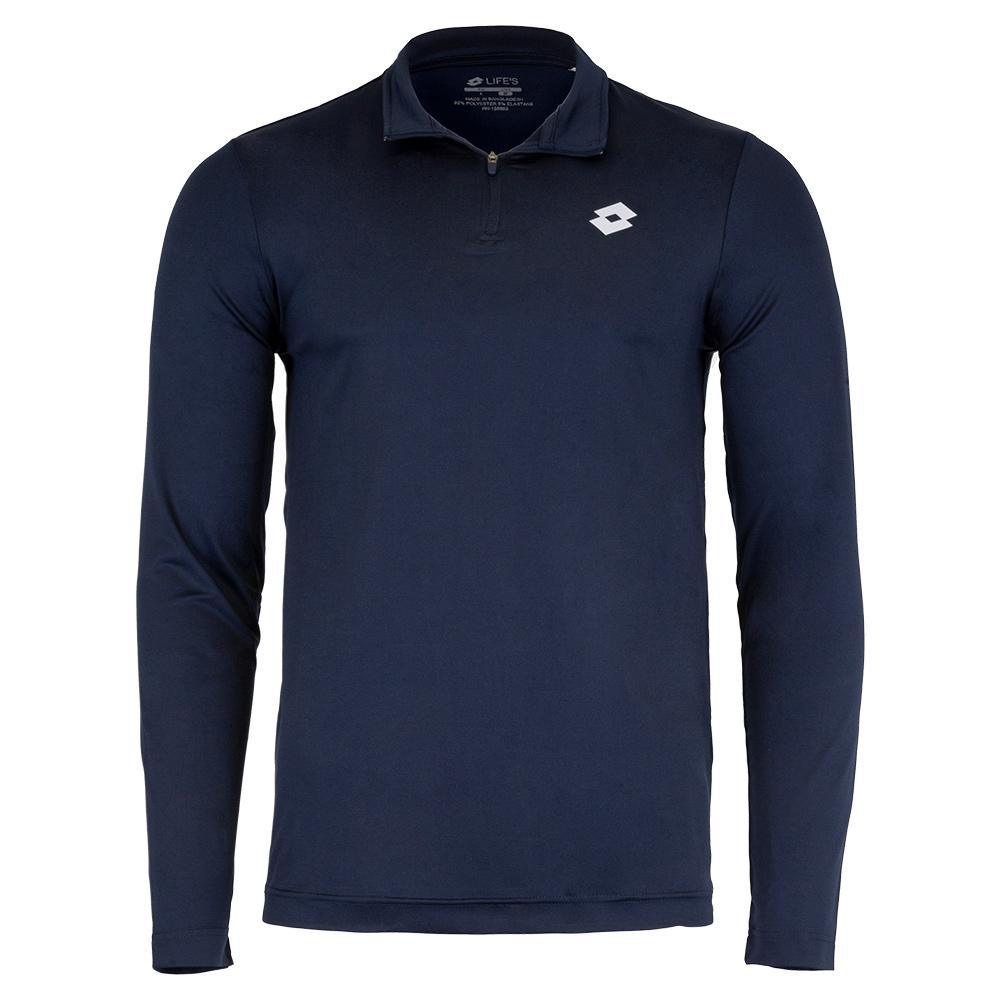 Men's Core 1/4 Zip Tennis Top Apparel Lotto