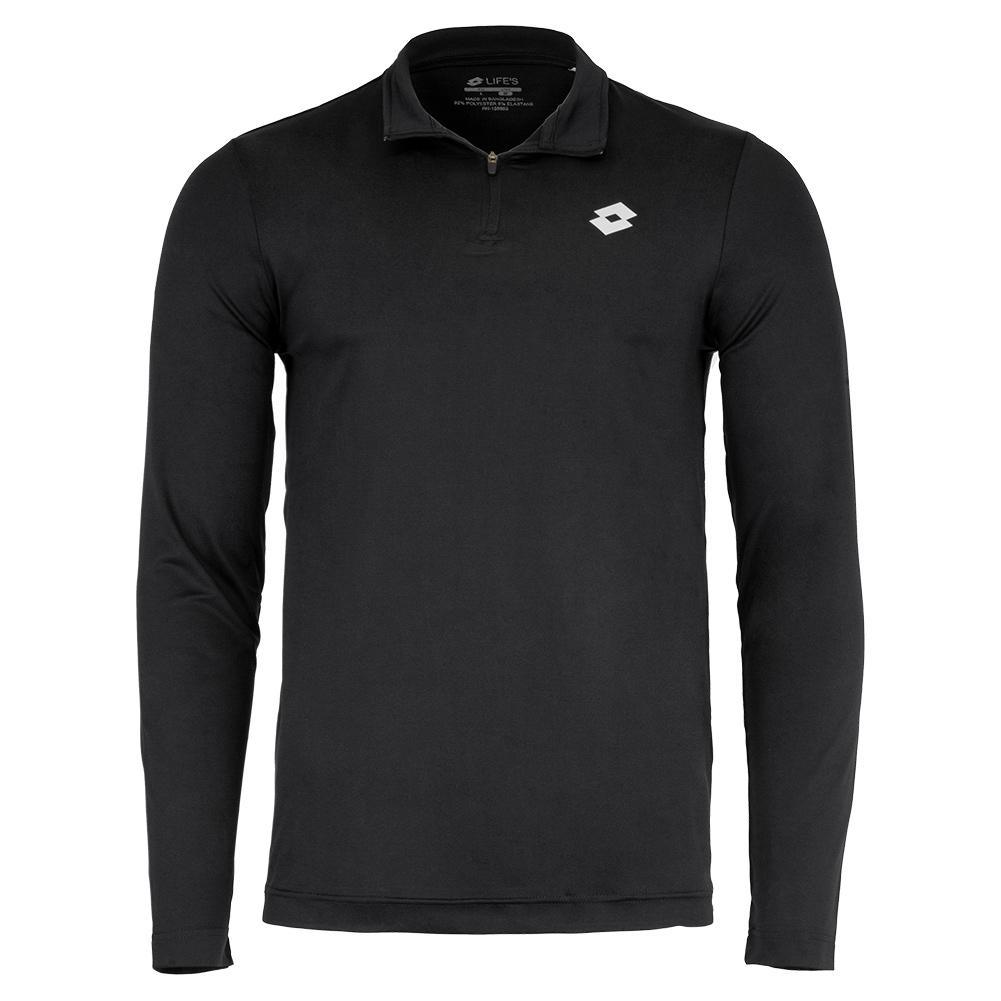 Men's Core 1/4 Zip Tennis Top Apparel Lotto
