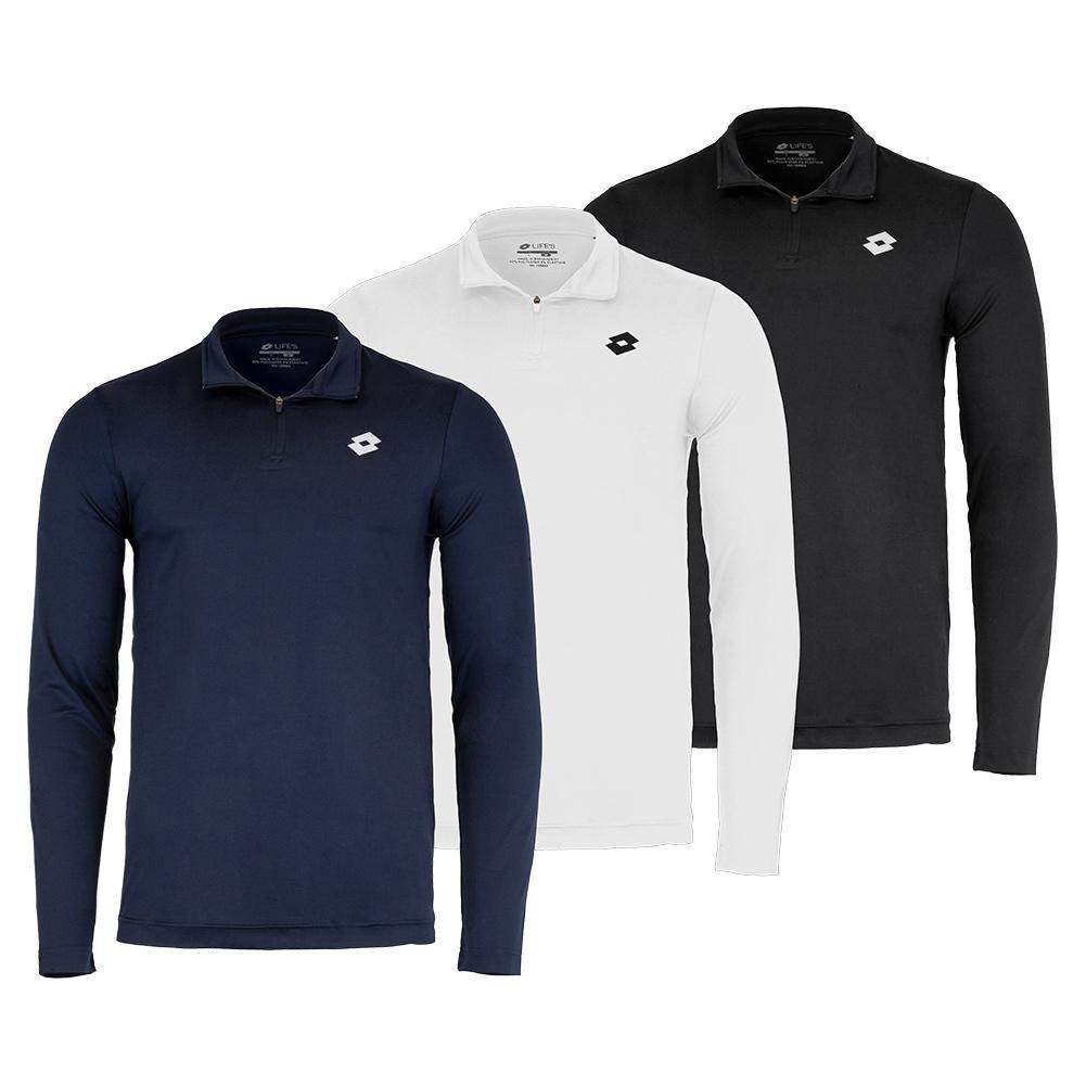 Men's Core 1/4 Zip Tennis Top Apparel Lotto
