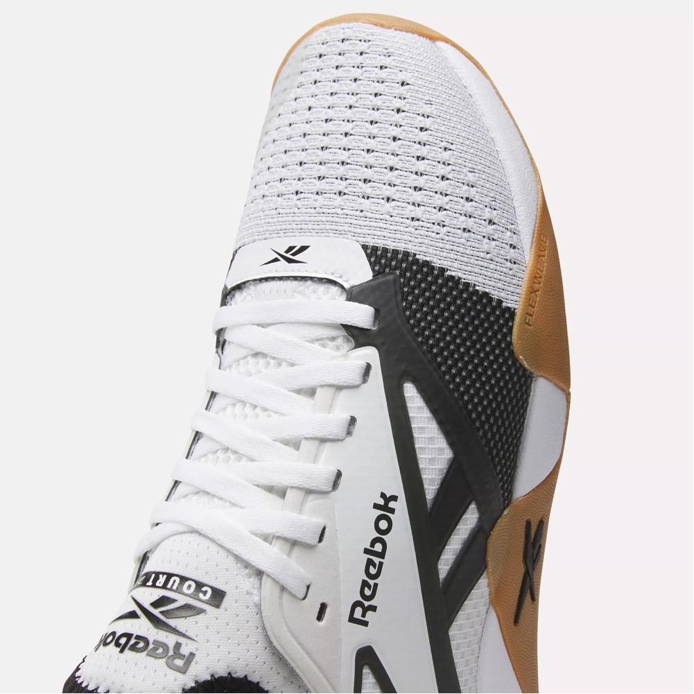 Unisex Nano Court Training White and Black Footwear Reebok