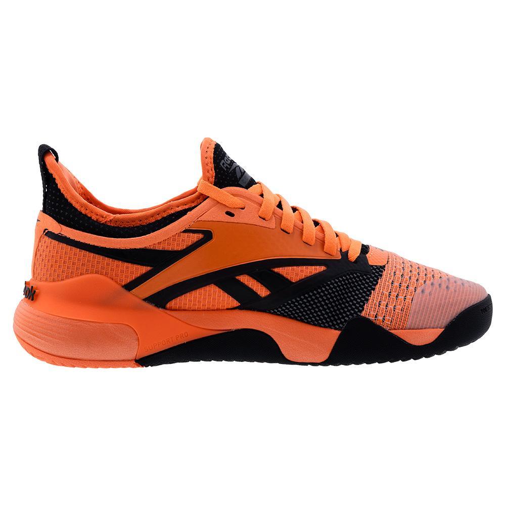 Unisex Nano Court Shoes Digital Coral and Black Footwear Reebok