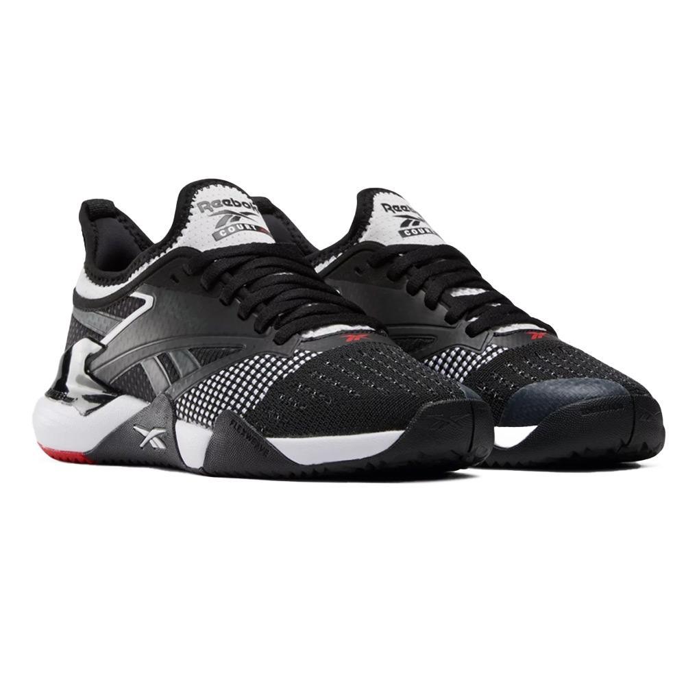 Women`s Nano Court Shoes Black and White Footwear Reebok