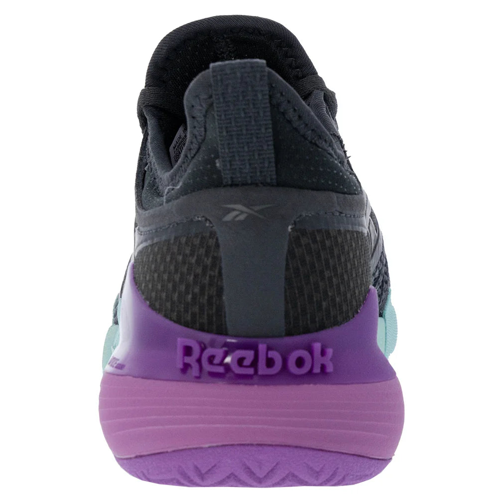 Unisex Nano Court Training Shoes Purple Rave and AI Aqua Footwear Reebok