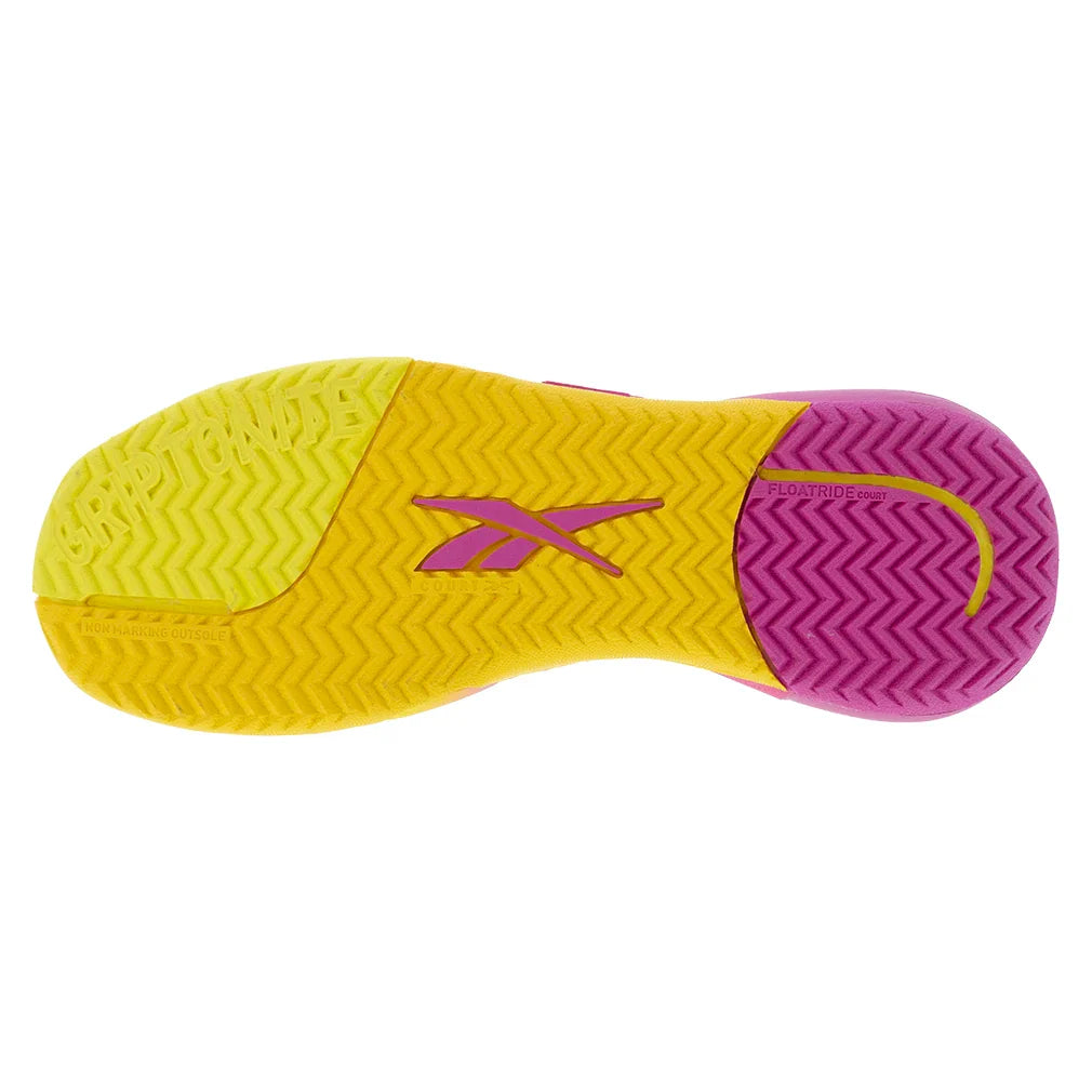 Women`s Nano Court Training Shoes True Pink and Golden Haze Footwear Reebok