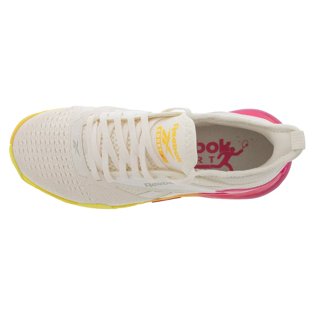 Women`s Nano Court Training Shoes True Pink and Golden Haze Footwear Reebok