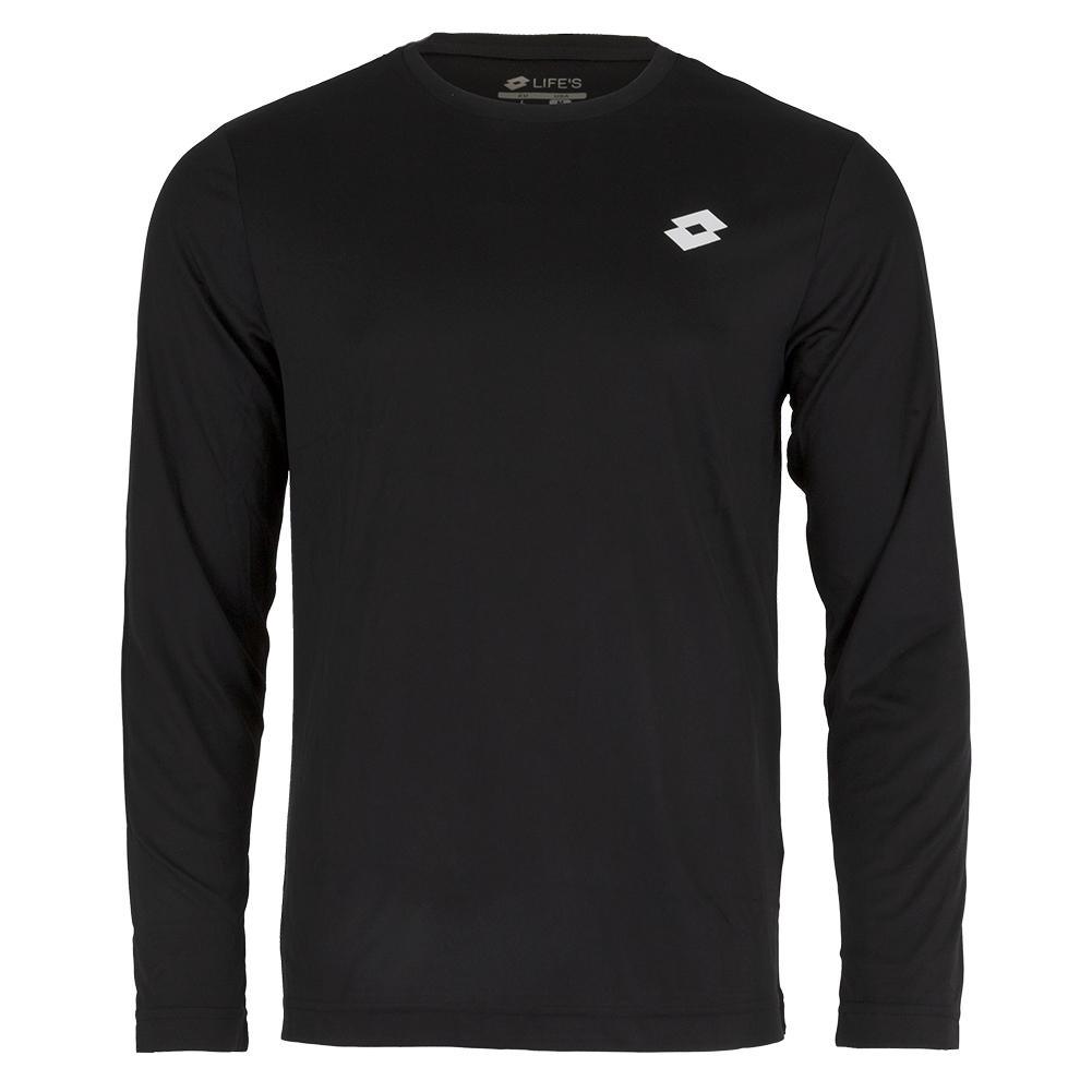 Men`s Core Long Sleeve Tennis Top Apparel Lotto