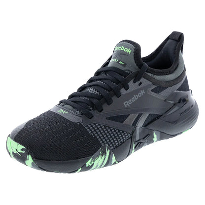 Unisex Nano Court Training Shoes Black and Grey 5 Footwear Reebok