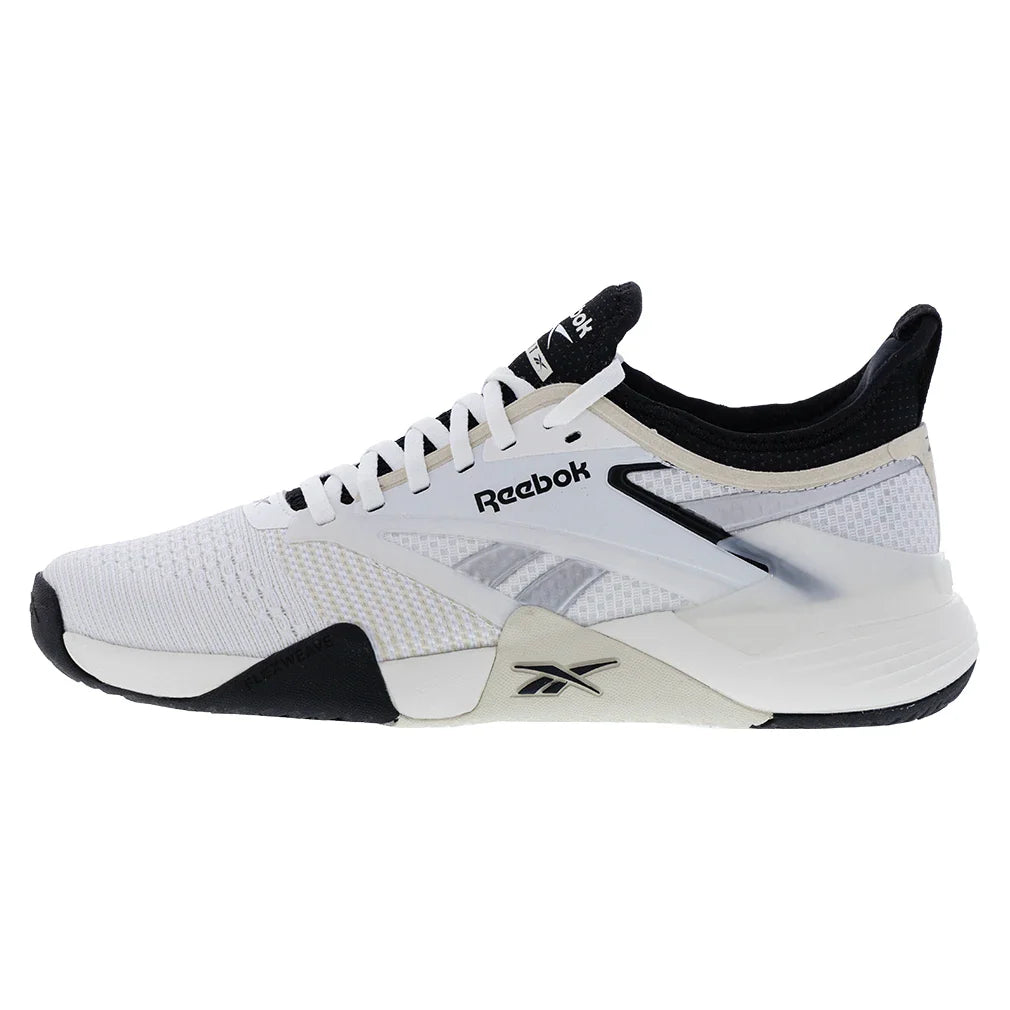 Unisex Nano Court Training Shoes White and Black Footwear Reebok