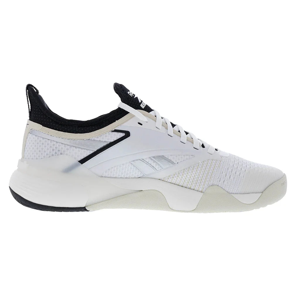 Unisex Nano Court Training Shoes White and Black Footwear Reebok