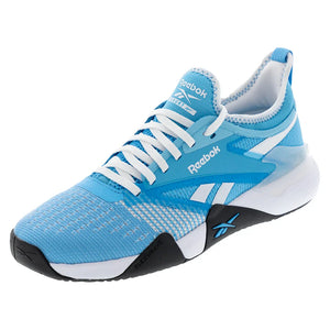 Unisex Nano Court Training Shoes Future Cyan and White Footwear Reebok