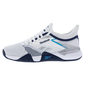 Women`s Nano Court Training Shoes White and Vector Navy Footwear Reebok