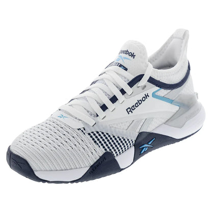 Women`s Nano Court Training Shoes White and Vector Navy Footwear Reebok