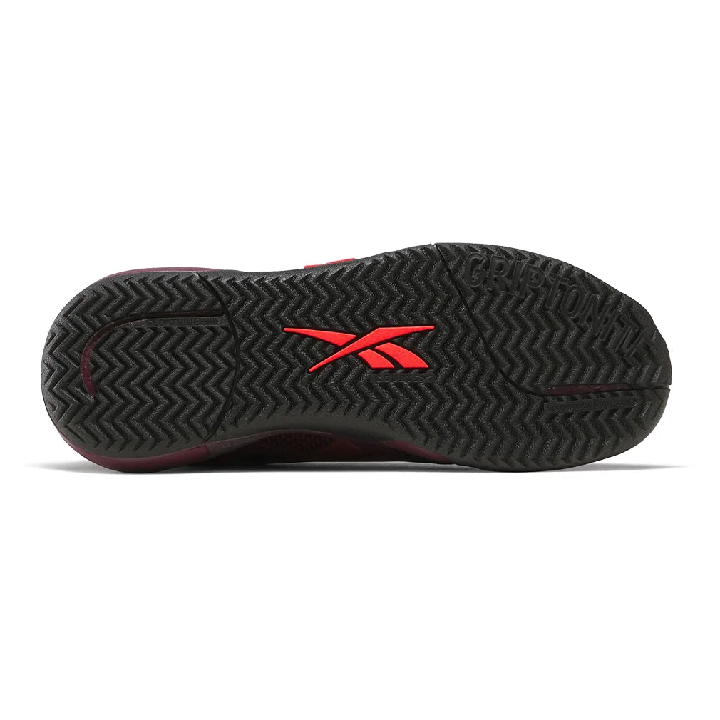 Women`s Nano Court Training Shoes Black Cherry and Black Footwear Reebok