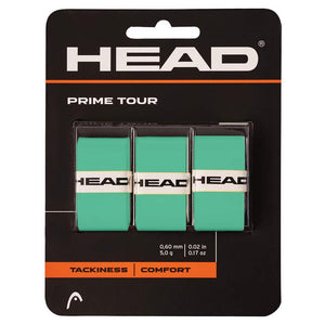 Prime Tour Tennis Overgrip 3-Pack Mint Blue Accessories Head