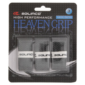 Heaven Tennis Overgrip Gray 3 Pack Accessories Solinco