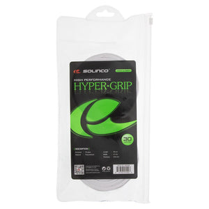 Hyper Extra Tacky Tennis Overgrip White 30 Pack Accessories Solinco