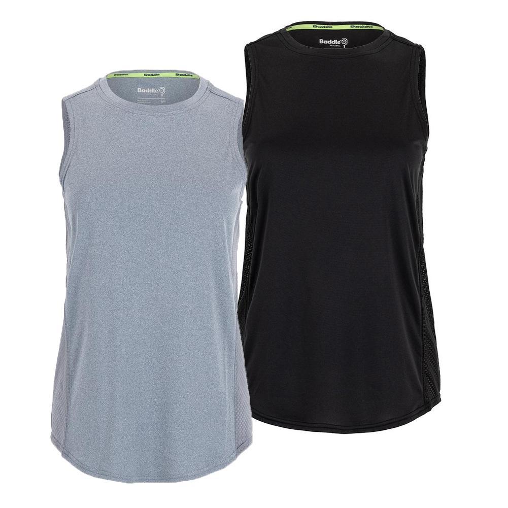 Womenâ€™s Crewneck Pickleball Tank Top Apparel Baddle