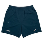 Men`s Rublev Miami 7 Inch Tennis Short Stargazer and Orange Logo Apparel K-Swiss