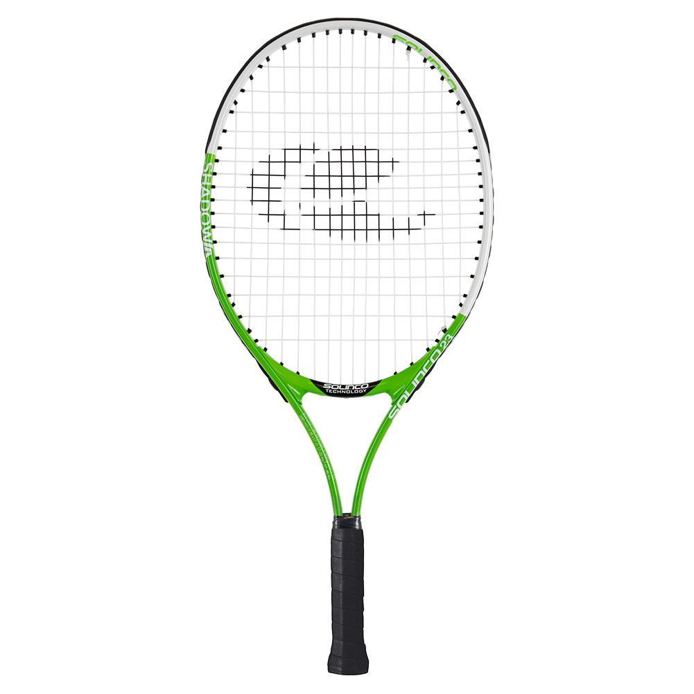 SHADOW 23 Inch Aluminum Junior Racquet White and Green Racquets Solinco