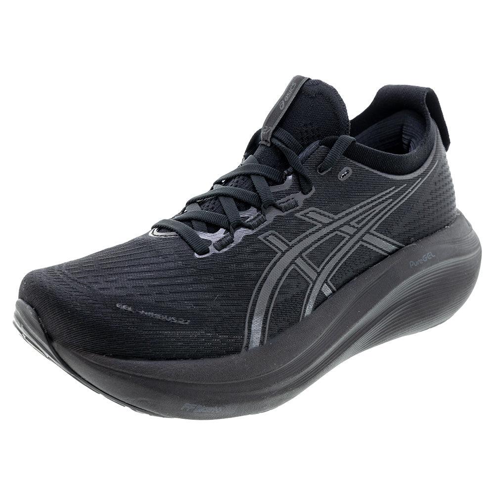 Men`s GEL-Nimbus 27 Running Shoes Black and Graphite Grey Footwear Asics