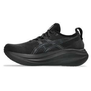 Men`s GEL-Nimbus 27 Running Shoes Black and Graphite Grey Footwear Asics