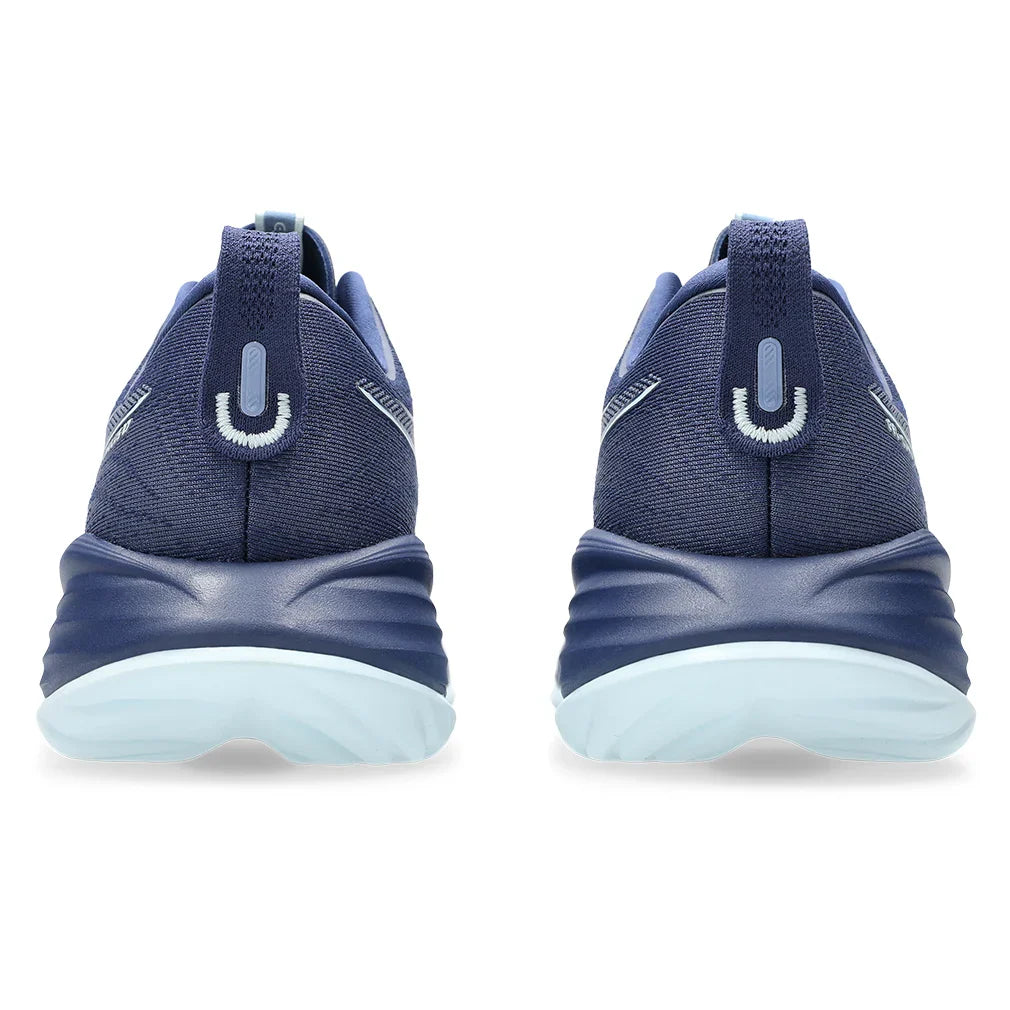 Men`s GEL-Cumulus 27 Running Shoes Indigo Blue and Cool Grey Footwear Asics