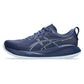 Men`s GEL-Cumulus 27 Running Shoes Indigo Blue and Cool Grey Footwear Asics