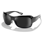Nucla Plant-Based Wrap Polarized Sunglasses Gloss Black and Dark Grey Accessories Zeal Optics